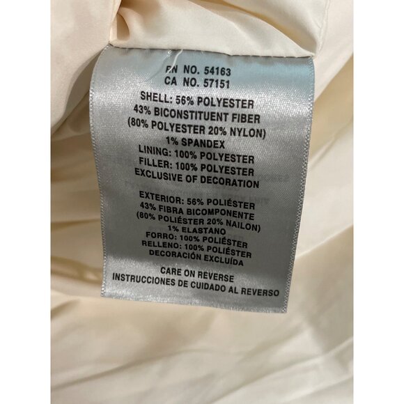 Levis Cream Corduroy Puffer Jacket Size XL NWT - Picture 8 of 8